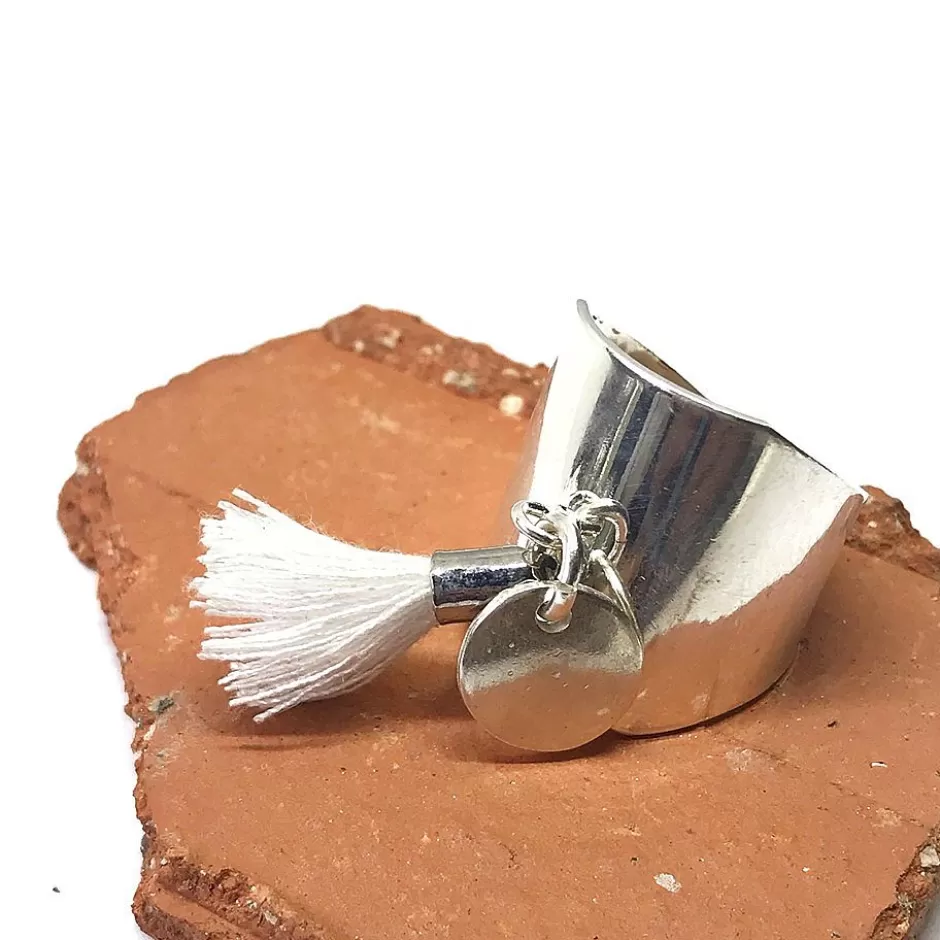 Fashion Musardise Bague Large Pompon (Divers Coloris)