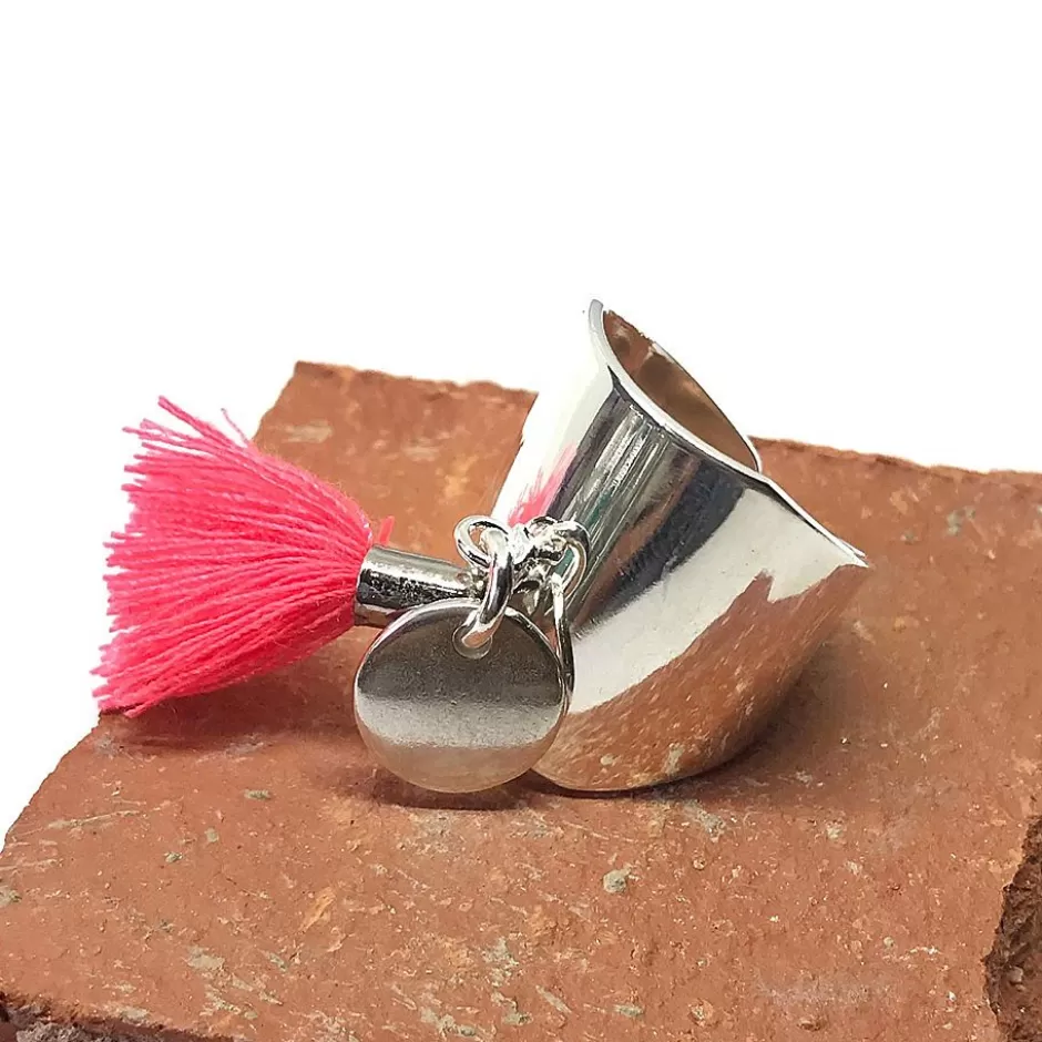 Fashion Musardise Bague Large Pompon (Divers Coloris)