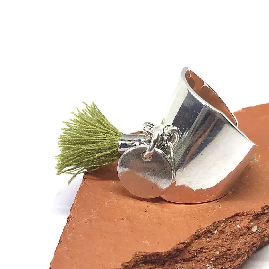 Fashion Musardise Bague Large Pompon (Divers Coloris)