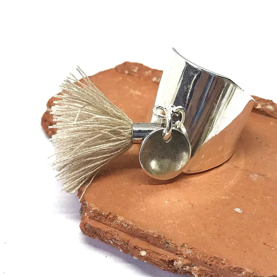 Fashion Musardise Bague Large Pompon (Divers Coloris)