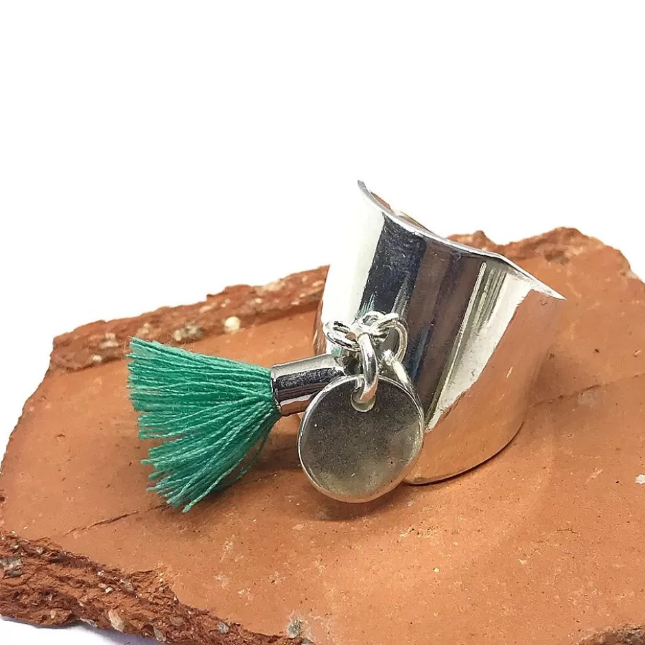 Fashion Musardise Bague Large Pompon (Divers Coloris)