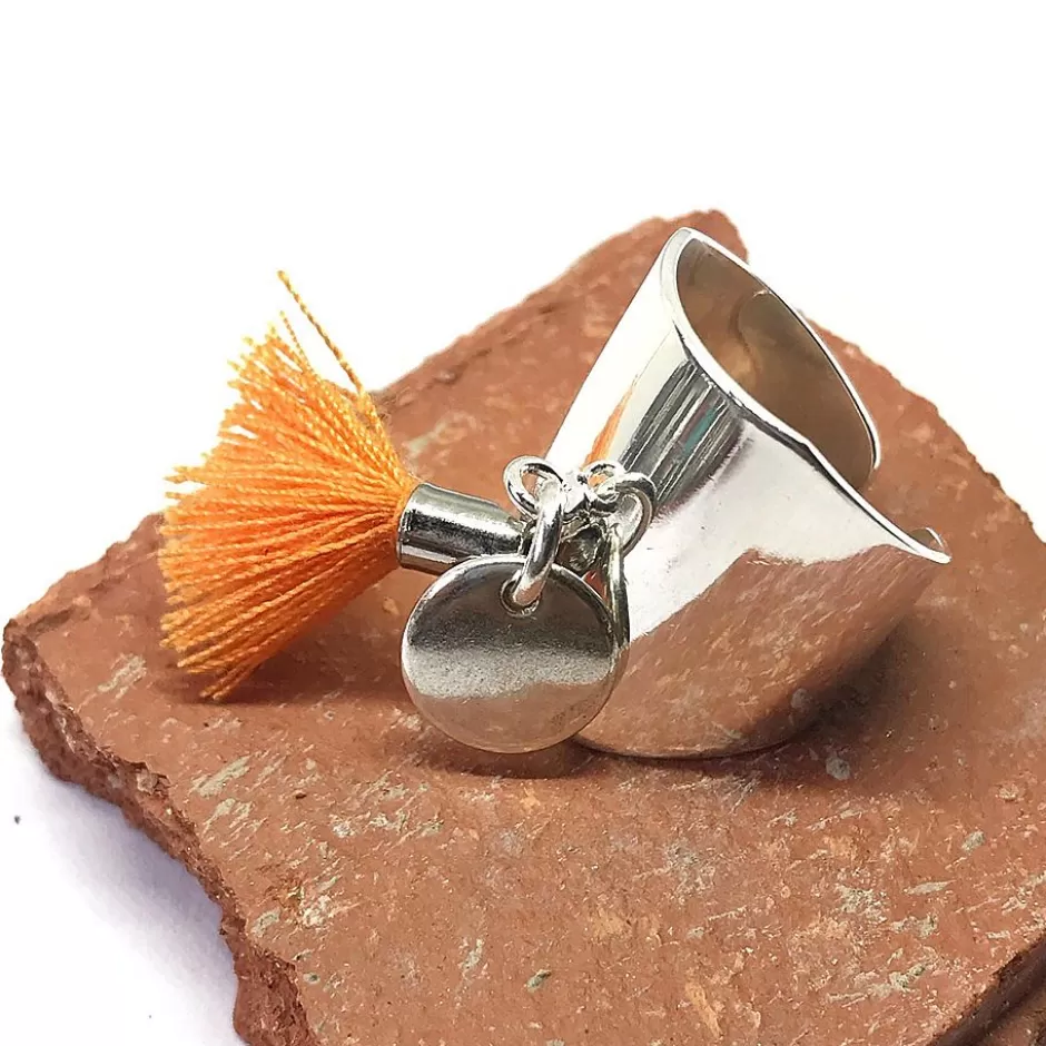 Fashion Musardise Bague Large Pompon (Divers Coloris)