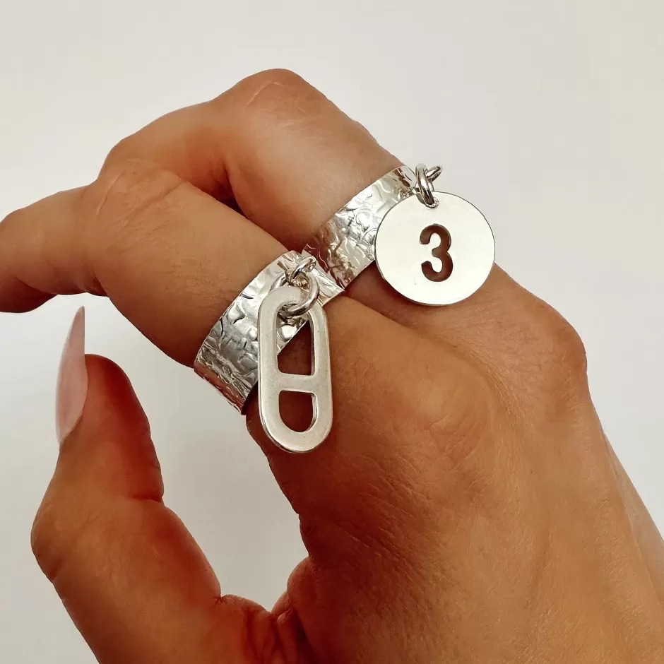 Online Musardise Bague Martelee Numera