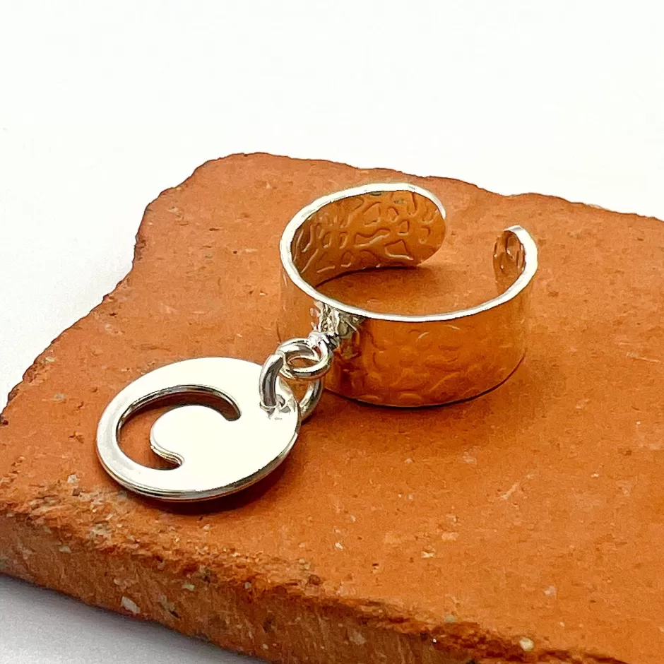 Sale Musardise Bague Martelee Pendentif Lune