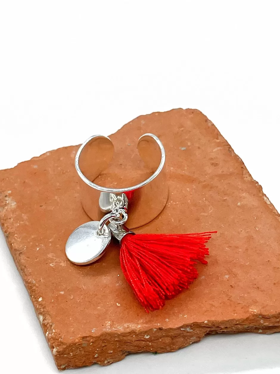 Best Sale Musardise Bague Pompon Rouge