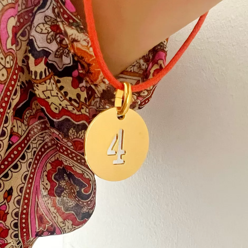 Fashion Musardise Bracelet Chiffre Dore