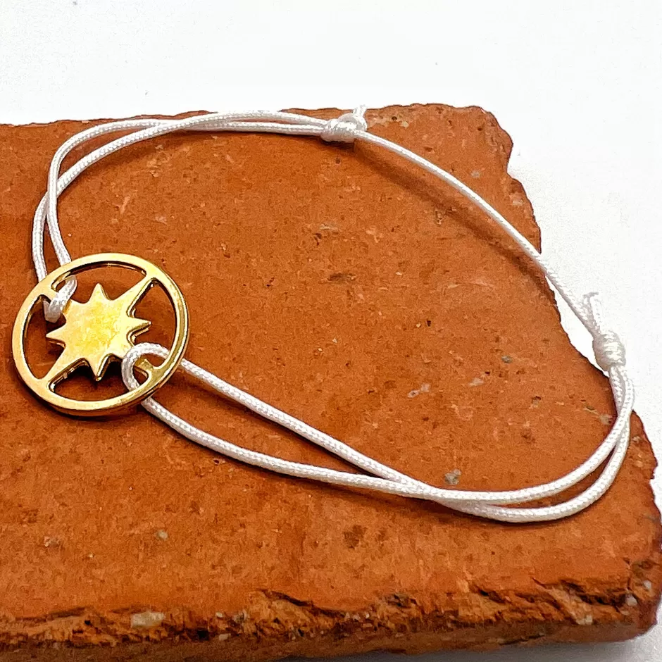 Shop Musardise Bracelet Rose Des Vents Dore (Enfant)