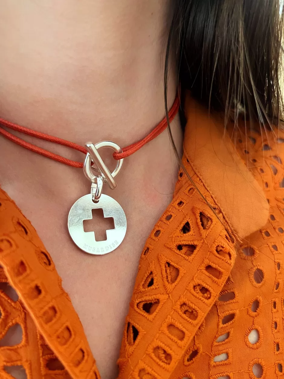 Outlet Musardise Collier Attache Cruz (Grand Modele)
