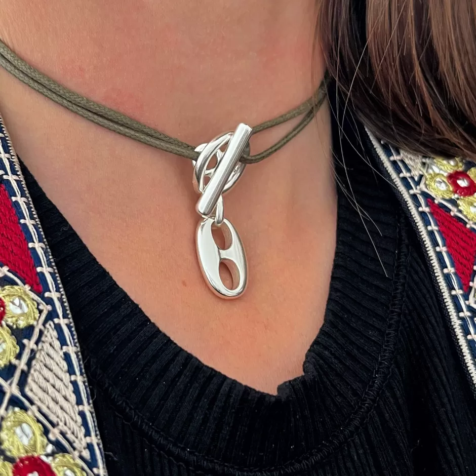 Cheap Musardise Collier Attache Grain De Cafe