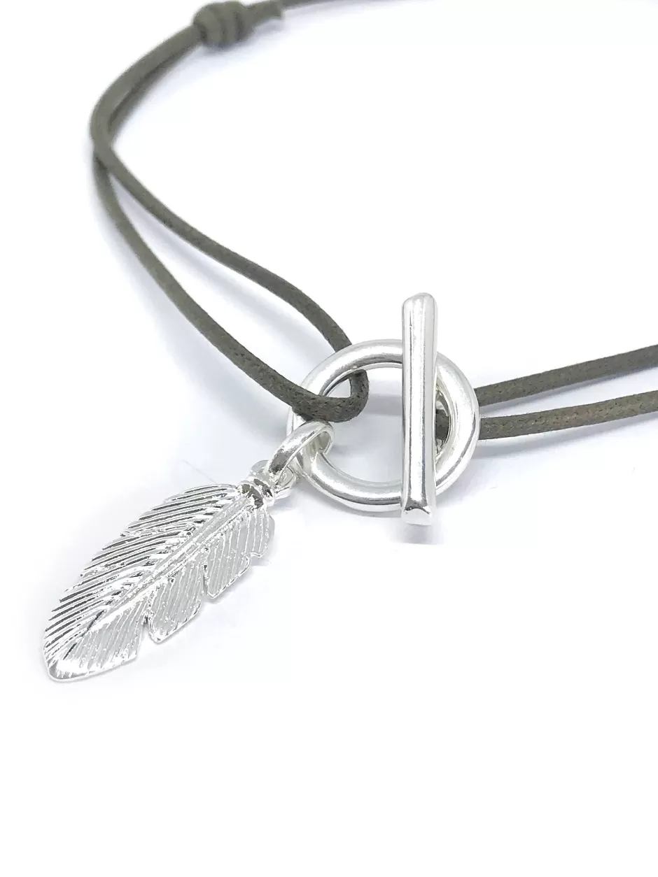 Store Musardise Collier Attache Plume