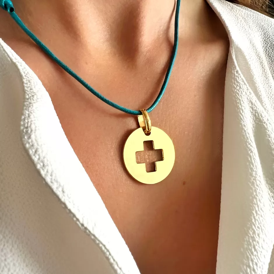 Cheap Musardise Collier Cruz Dore