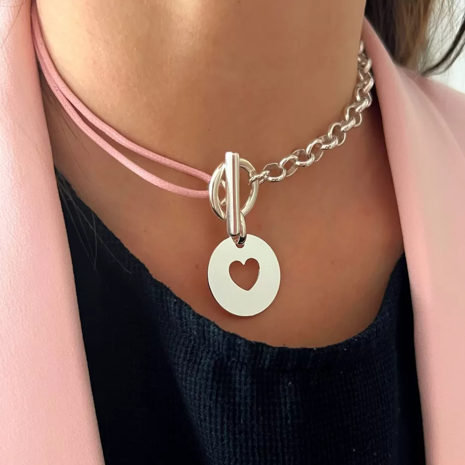 Shop Musardise Collier Lia Grand Coeur