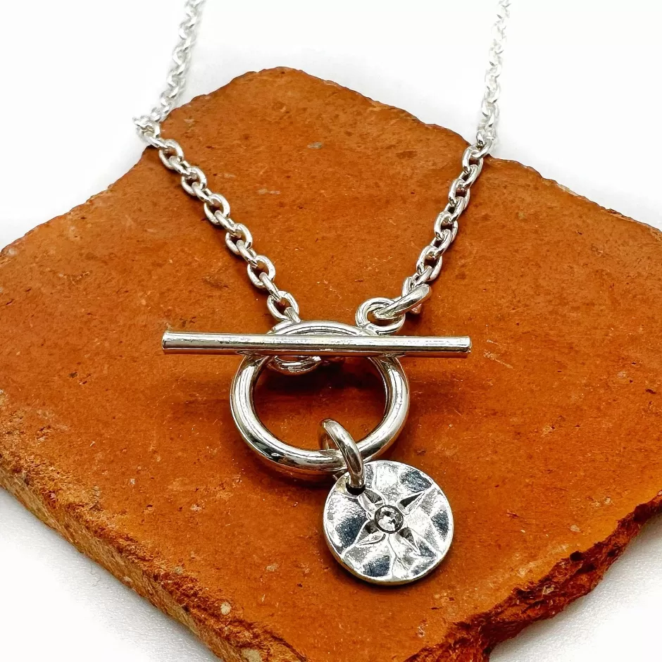 Store Musardise Collier Lou Chaine Medaille Martelee