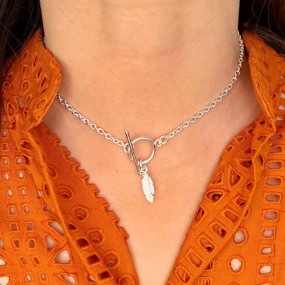 Shop Musardise Collier Lou Chaine Plume