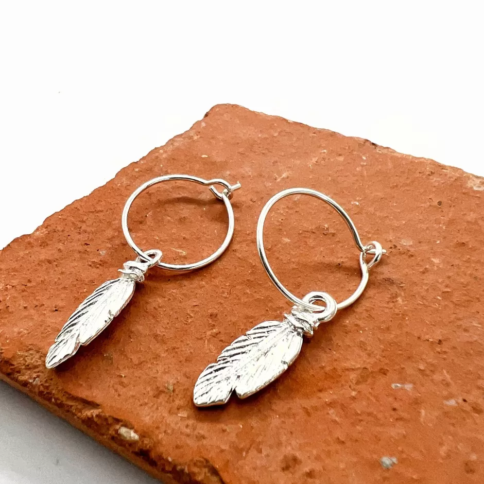 Fashion Musardise Creoles Pm Petites Plumes