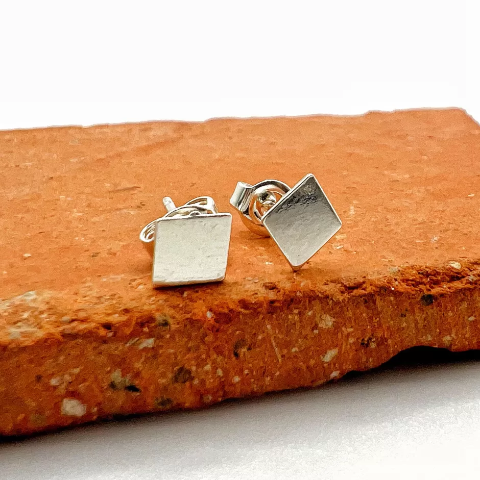 Fashion Musardise Puces D'Oreilles Carreaux